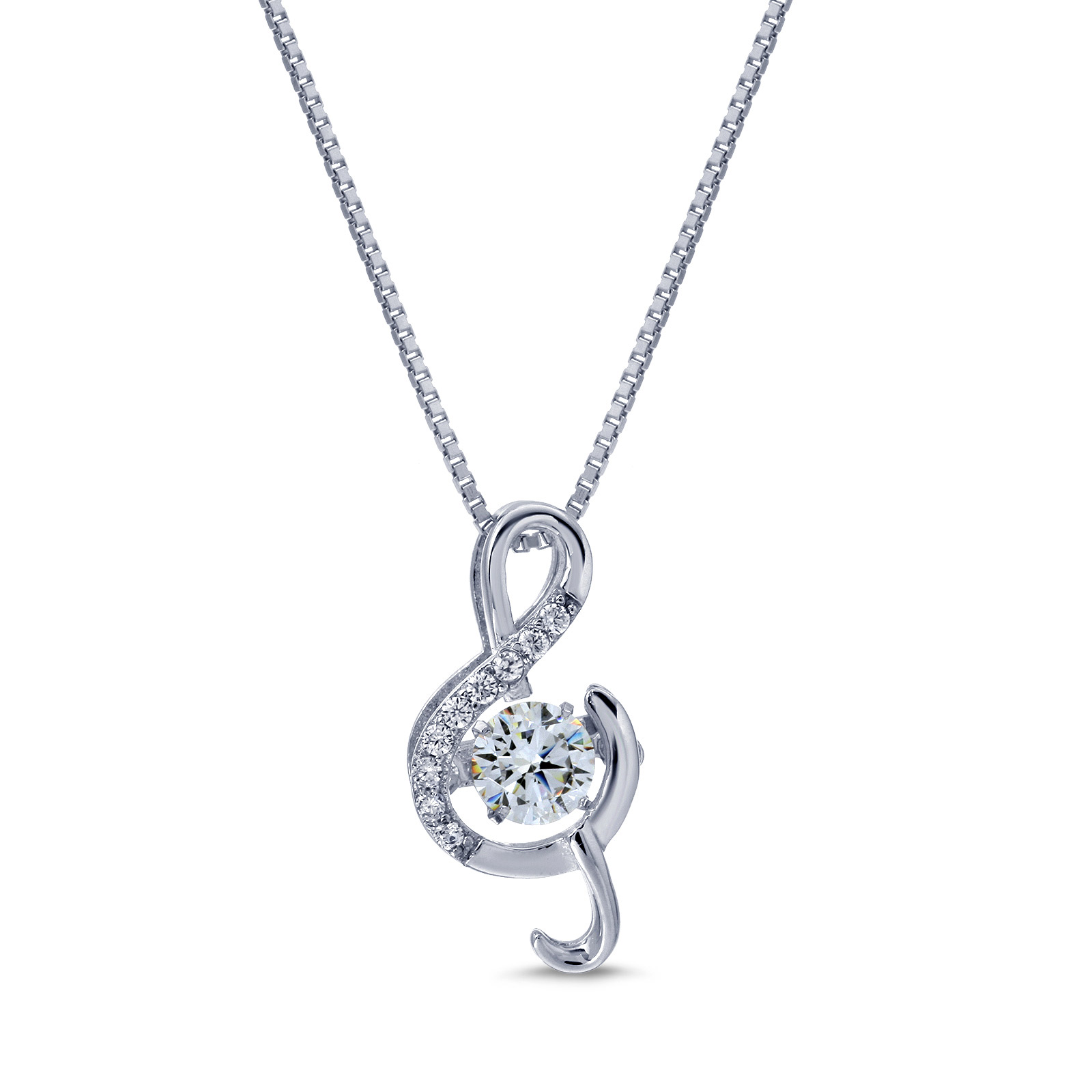 Rosny & Company Inc | Quality Wholesale Jewelry | Necklaces | 925 Sterling  Silver Dancing Stone Pendant 18\